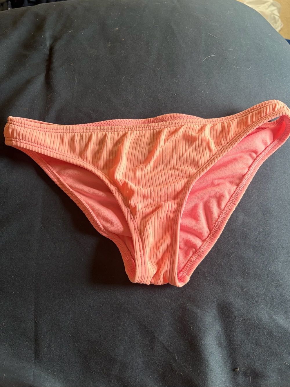 Xhilaration Pink Ribbed Bikini Bottoms